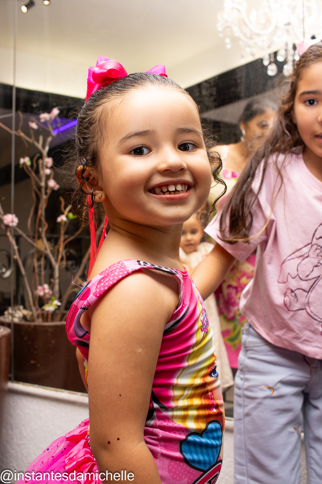 Festa infantil, retrato da aniversariante